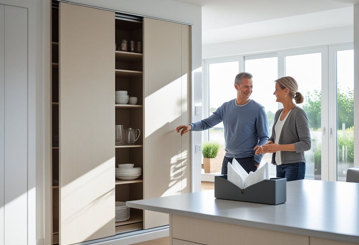 Sådan organiserer du dit hjem med skydelåger og en praktisk servietholder